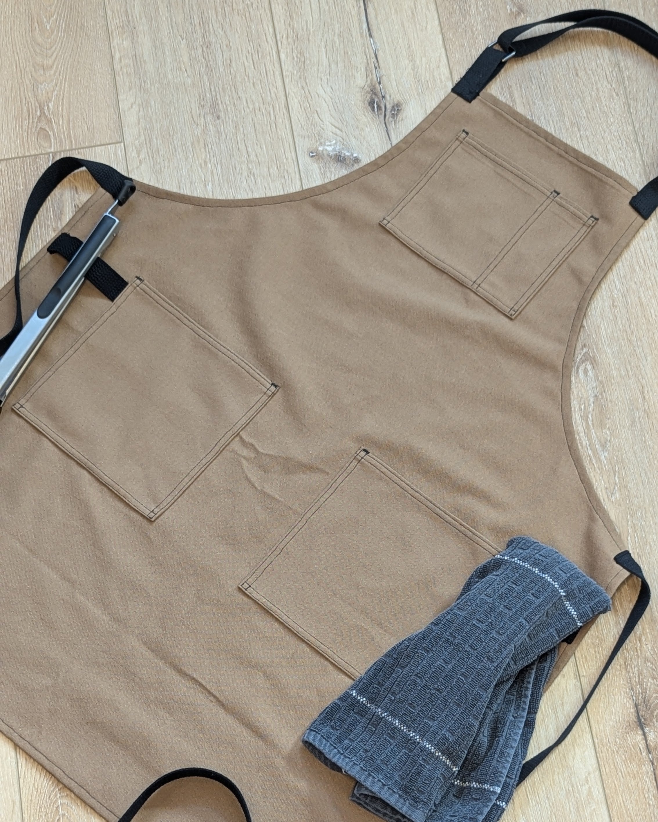 Tan Canvas Grilling Apron