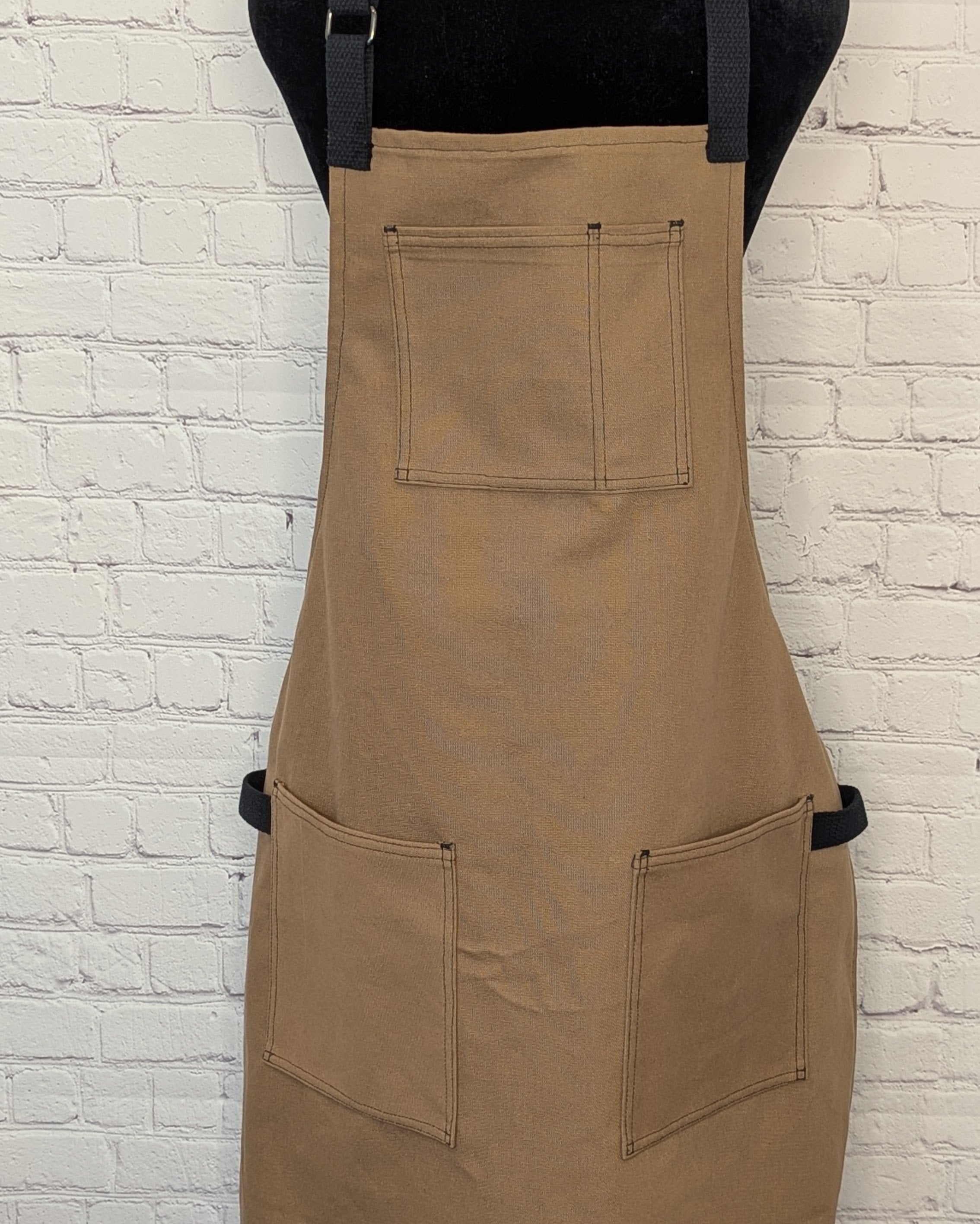 Tan Canvas Grilling Apron