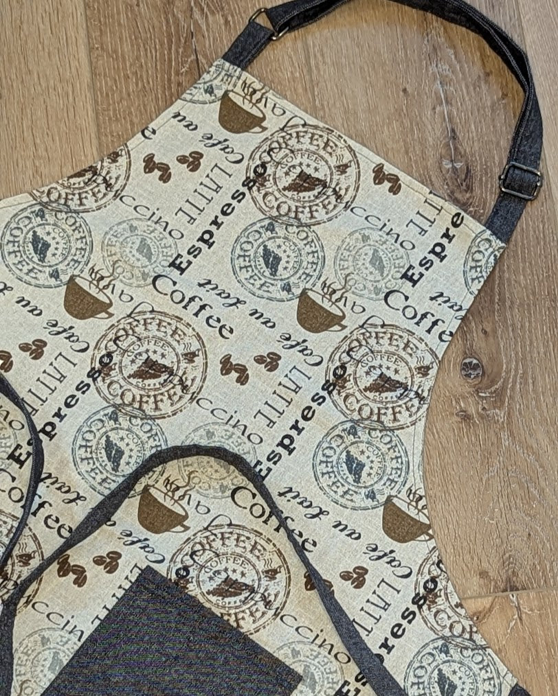 Classic Apron w/ Coffeehouse theme