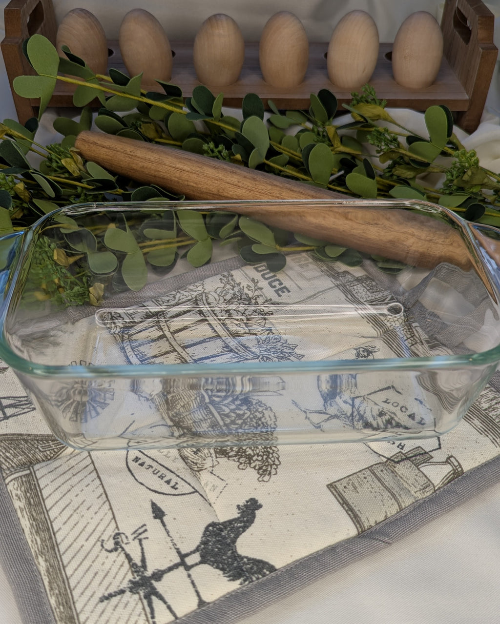 Casserole Hot Pad / Farmhouse Motif