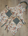 Classic Apron in Watercolor Flowers