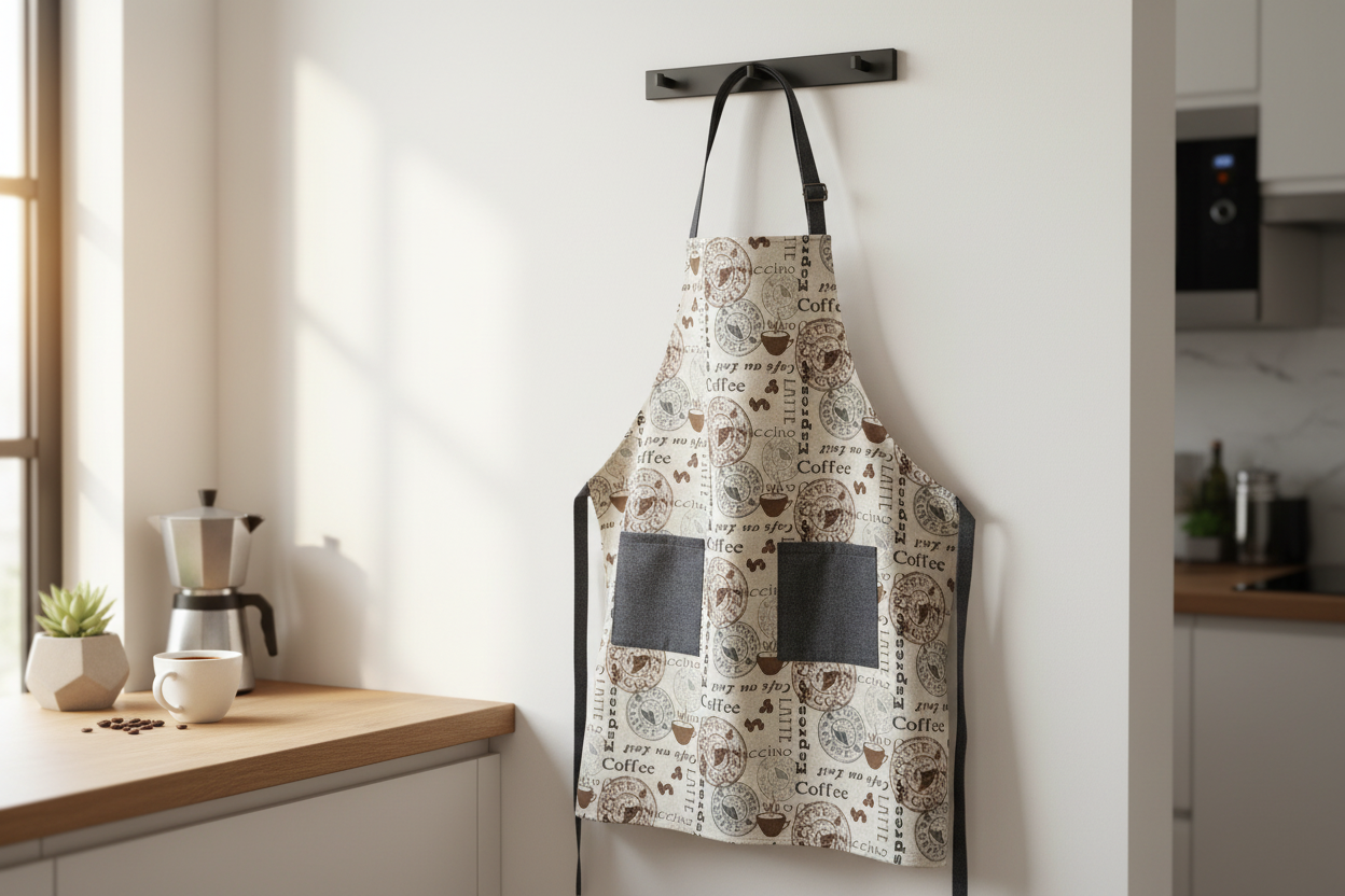 Classic Apron w/ Coffeehouse theme