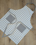 Classic Apron in French Gray Plaid