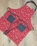 Classic Apron in Red Bandana