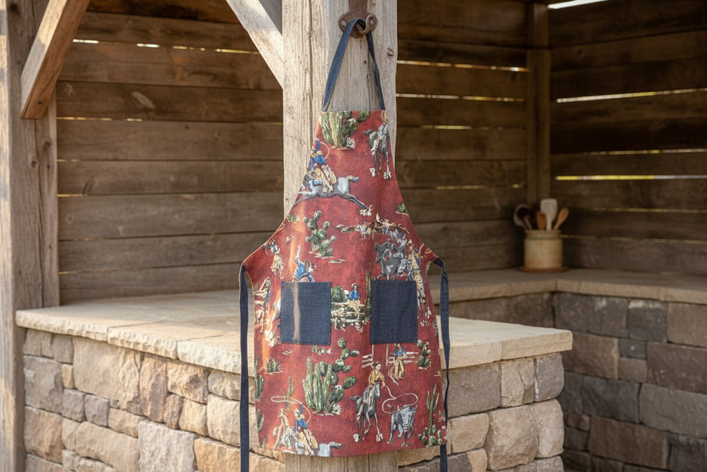 Classic Apron w/ Western Theme
